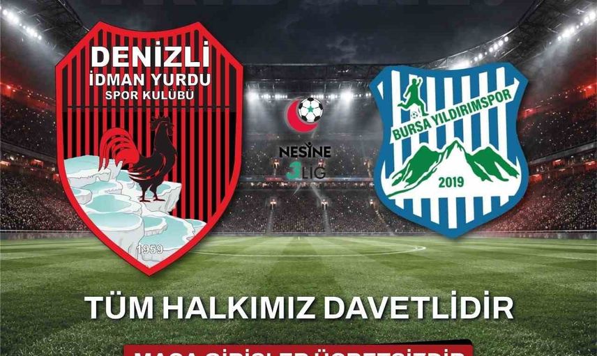 Gönüller tribünde: Denizli İdman Yurdu tüm kenti ücretsiz maça çağırıyor