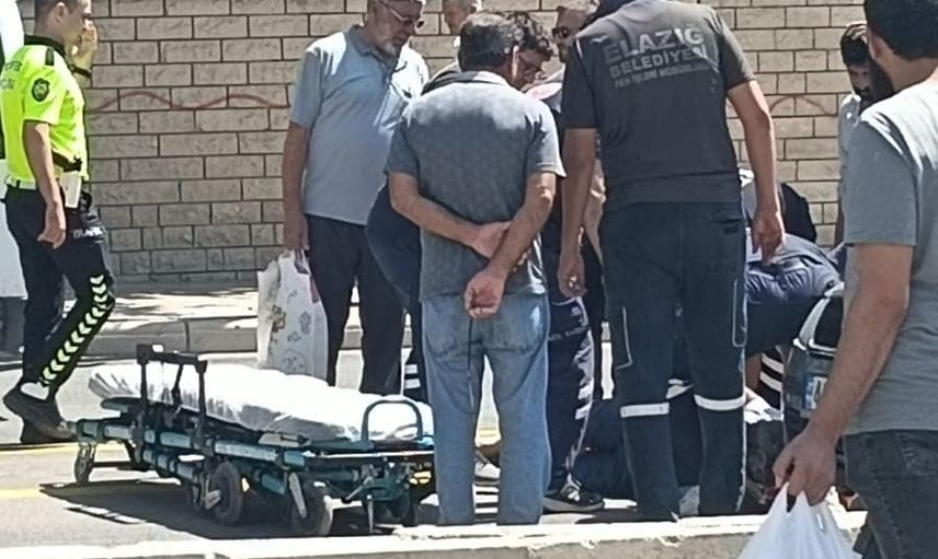 Elazığ Necdet Doğan Caddesi'nde yol geçişinde yaya çarpması: kişi hastaneye kaldırıldı