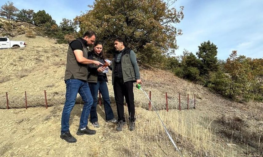 Seben'de 80 hektarlık sel kontrol projesi yerinde denetlendi