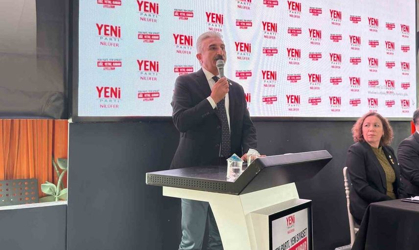 Yeni parti Bursa'da yol haritasını büyütme sözüyle Nihat Yeşiltaş yeniden aday