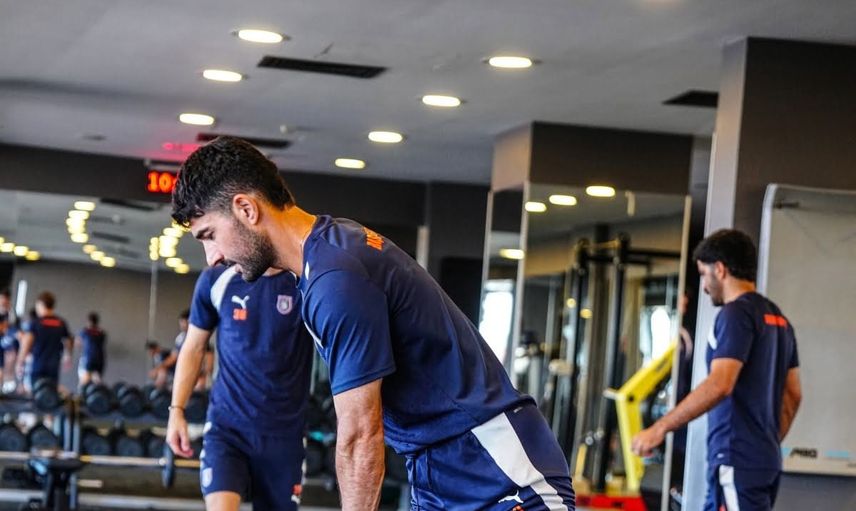 Başakşehir, Trabzonspor sınavı öncesi kuvvet çalışmasıyla sahaya hazırlanıyor