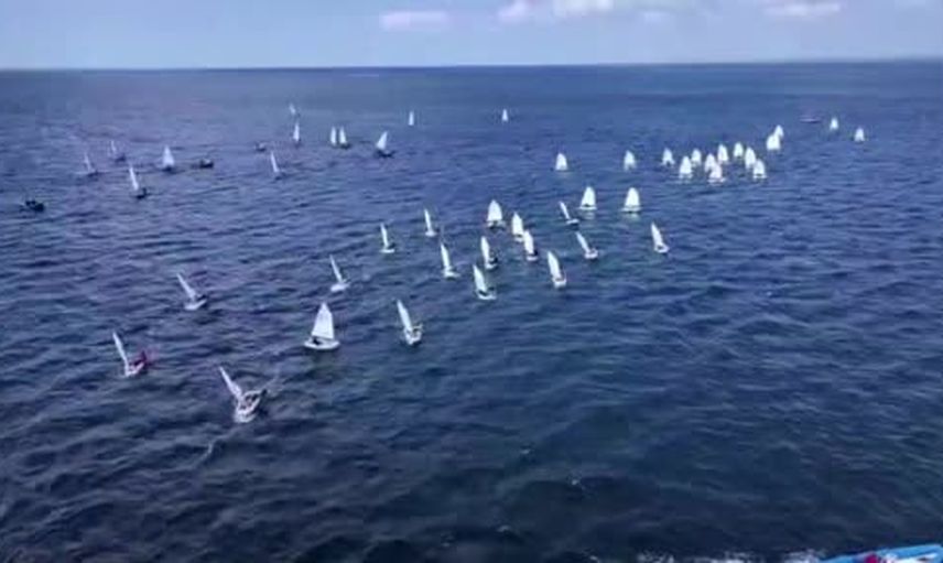 Genç yelkenciler Olympos Regatta’da rüzgârla deneyim kazanıyor