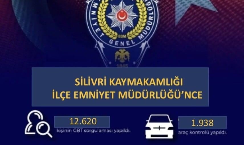 Silivri'de kapsamlı denetimler: bir haftada 28 binden fazla kişi ve araç kontrol edildi