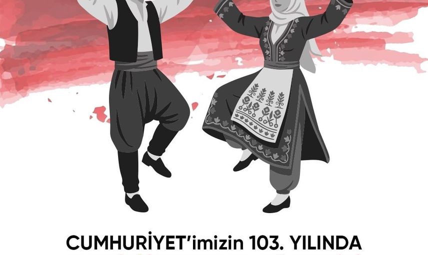 Didim'de 103 adımla Cumhuriyet coşkusu sahnede