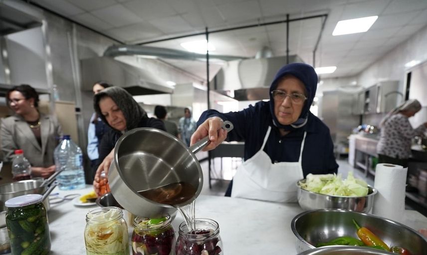 Ata mirası reçeller atölyede hayat buluyor