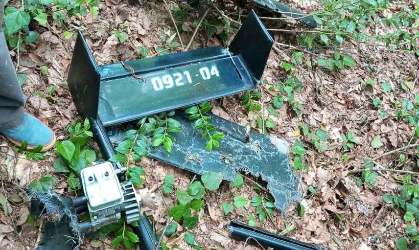 Sinop'ta sakinlerin keşfi: ormanda İHA parçaları bulundu