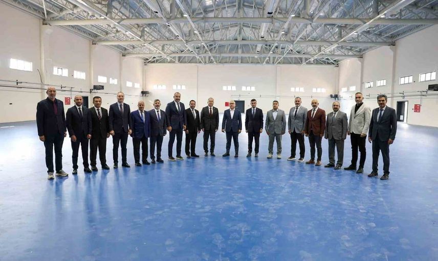 Sivas kampüsünde spor, sağlık ve kültür projeleri yerinde incelendi
