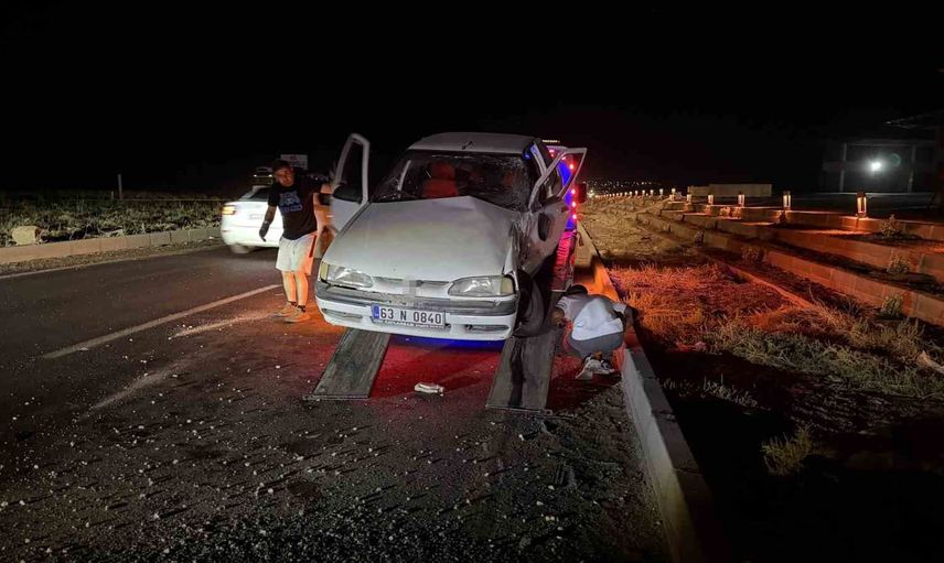 Karakoyun mevkiinde kontrolsüz çıkış kazaya neden oldu: iki kişi yaralandı