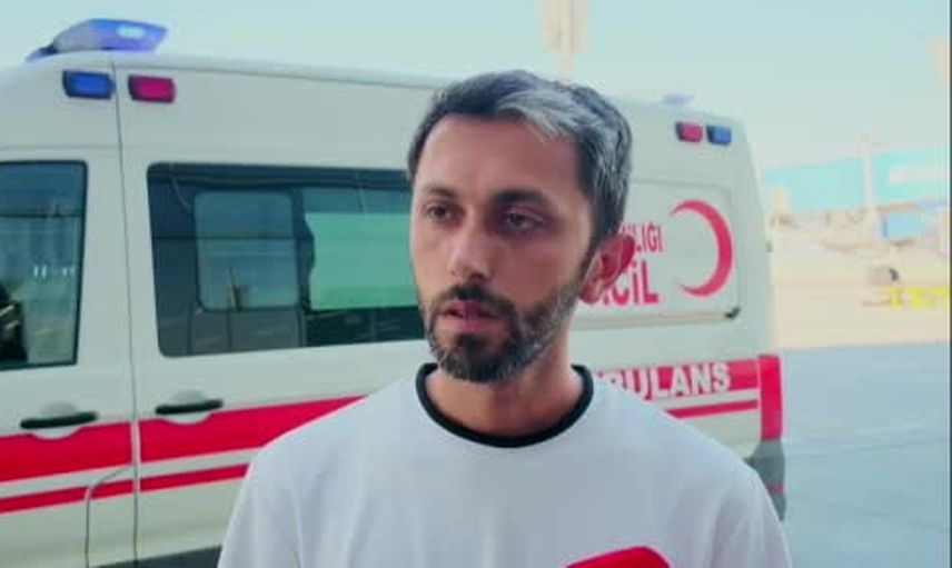 Girne faciasından kurtulan 8 aylık hamile ambulans uçakla Kocaeli'ye gönderildi