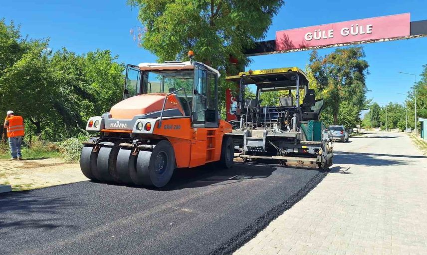 Çağlayan'da ana güzergah yenileniyor, Girlevik şelalesi hattı asfaltlanıyor