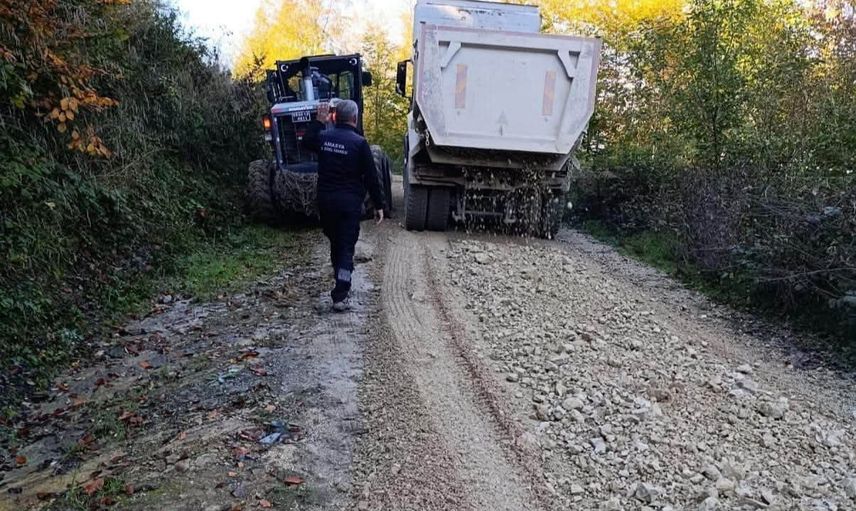 Alçakbel'de kırsal ulaşım güçlendi: 6,5 kilometrelik stabilize yol tamamlandı
