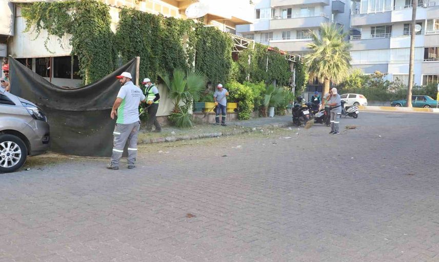Nazilli'de sabah erken başlayan kapsamlı temizlik seferberliği