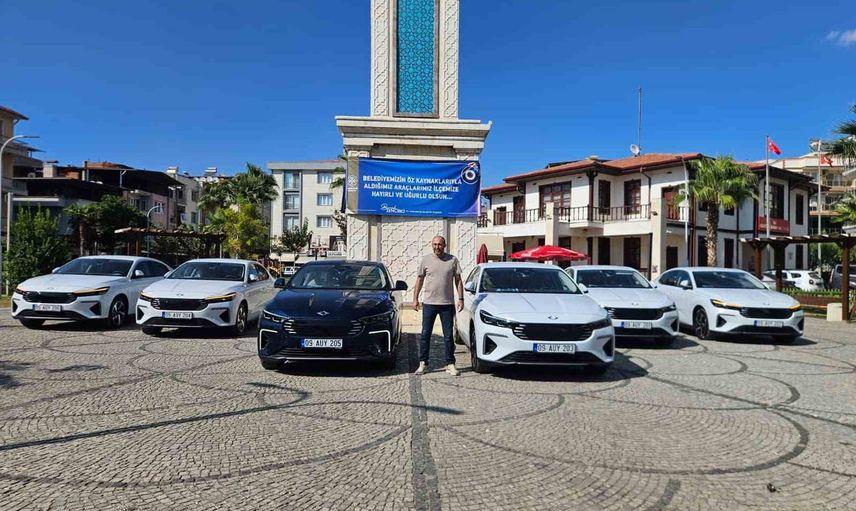 germencik hizmet filosunu 8 yerli ve elektrikli araçla güçlendirdi