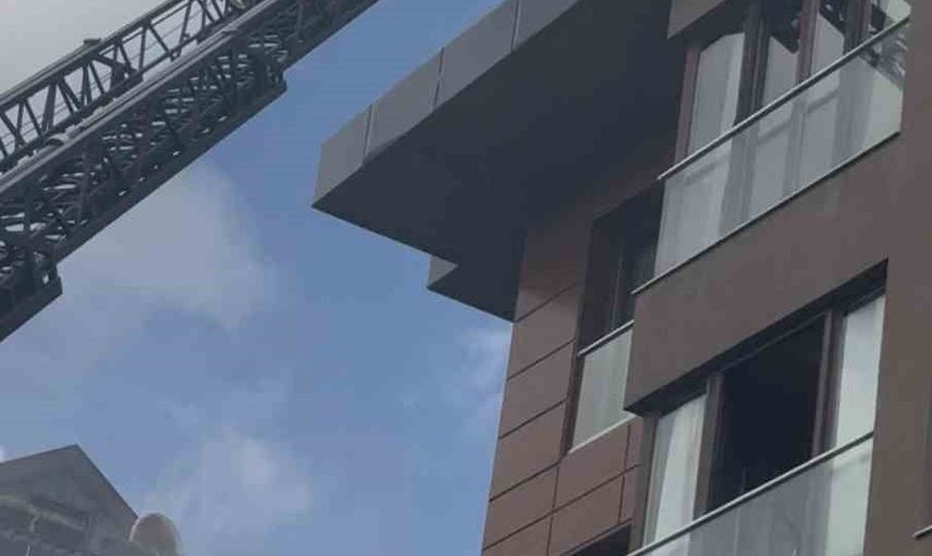 Site içinde çıkan yangın Maden Mahallesi'nde 8 kişinin tahliye edilmesine yol açtı