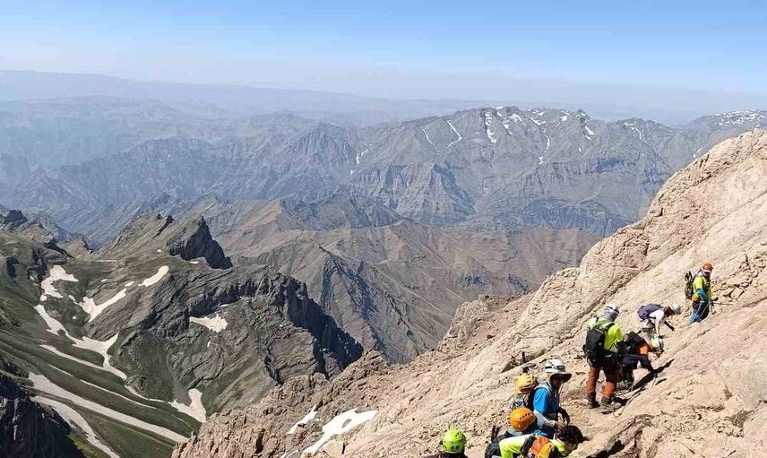 Denizlili dağcıların Reşko zaferi: 13 sporcu 4 bin 135 metrede