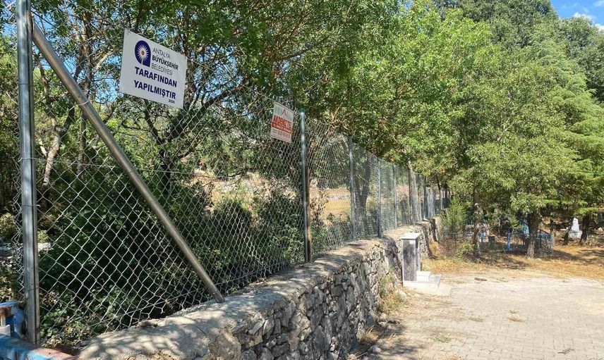 Akseki mezarlıklarında düzen ve güvenlik odaklı kapsamlı çalışma