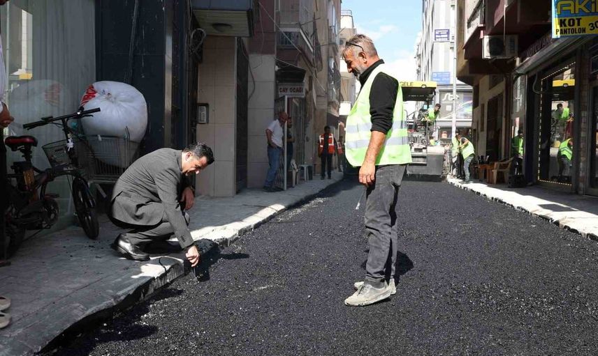 Akdeniz'de ulaşım konforu için Mesudiye'de sıcak asfalt seferberliği