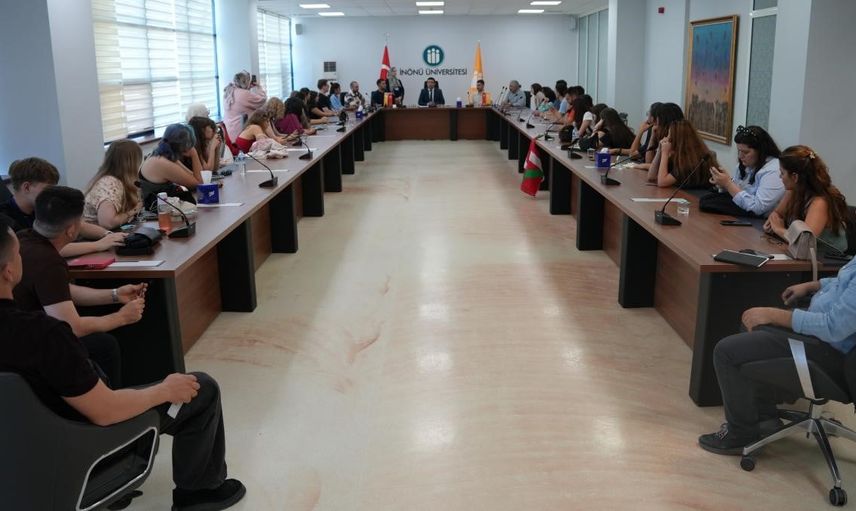 Bridge projesi heyeti İnönü Üniversitesi'ni ziyaret etti