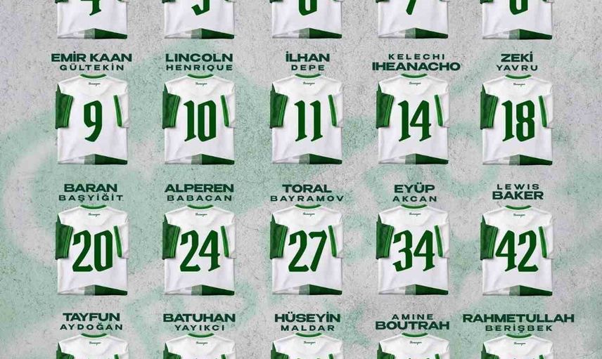 Bursaspor’da numaralar belli oldu: gençlere ve transferlere yer açıldı