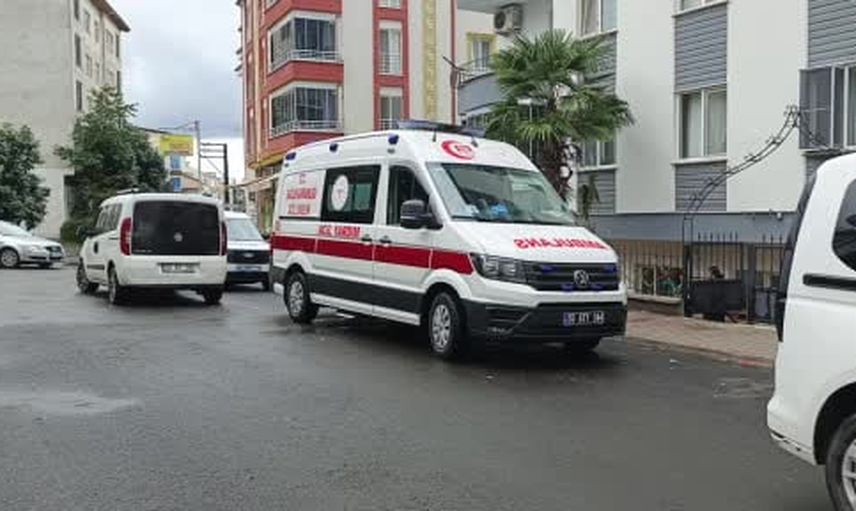Bafra'da evde tüfek ateş aldı, apartman sakinleri panik yaşadı