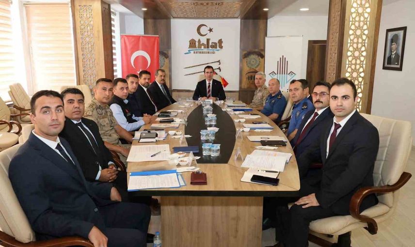Ahlat şenlikleri öncesi güvenlik önlemleri masaya yatırıldı