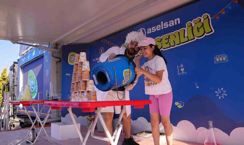 Çocuklarla geleceğin teknolojisini tanıştıran festival durağı: ASELSAN Nevşehir'de