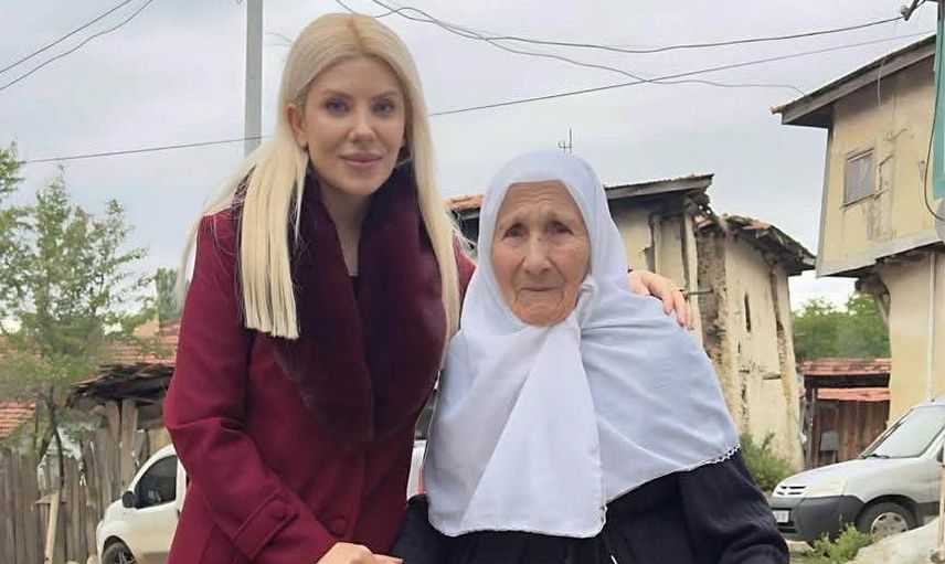 Kaymakam Ayşegül Yıldırım'dan Saraycık'ta yaşlı çifte gönülden ziyaret