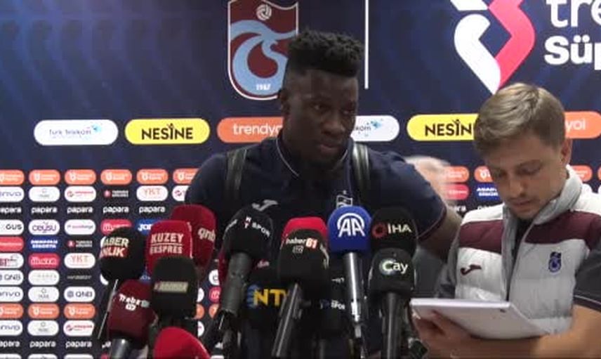 Onana: taraftara layık bir sezon için adımlarımız sağlam