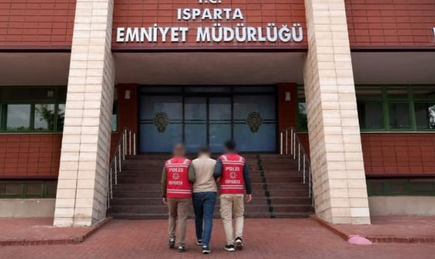 Isparta'da aranan firari, 17 yıl 5 ay 14 gün cezasıyla yakalandı