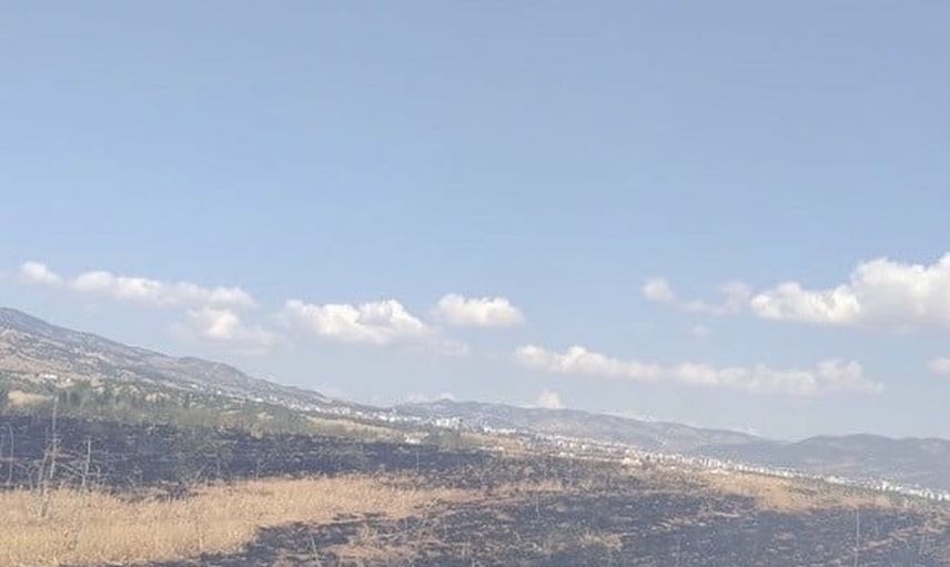 Havalimanı kavşağında başlayan anız yangını Bingöl'de kontrol altına alındı
