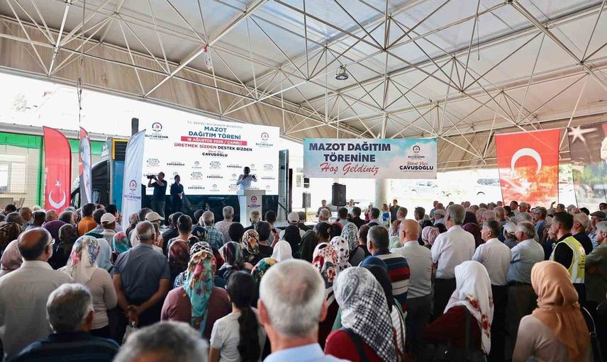 Denizli'de 704.880 litre mazotla 10 bin 66 üreticiye destek sürüyor