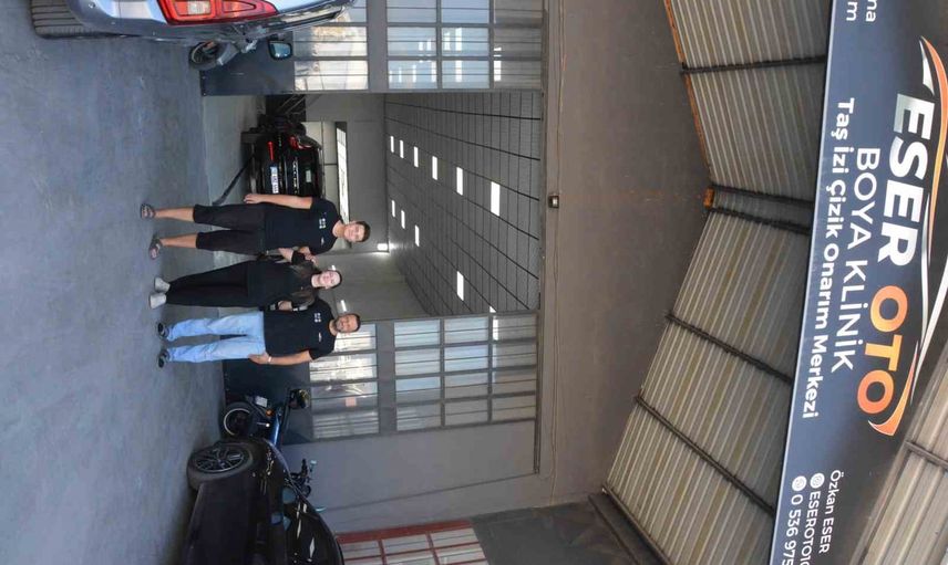 Sanayide erkek egemenliğini kıran 20 yaşındaki oto boya ustası Balıkesir'den Türkiye'ye uzandı