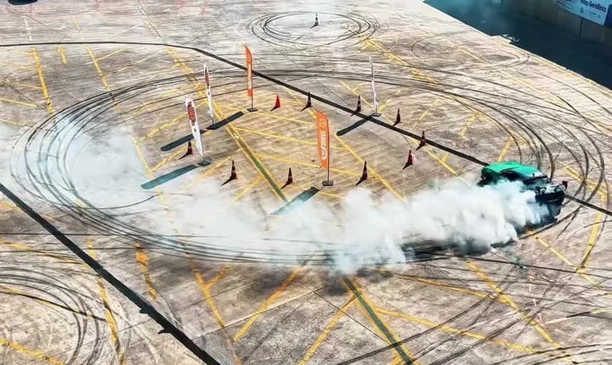 Gebze'de drift rüzgarı sosyal alana taştı