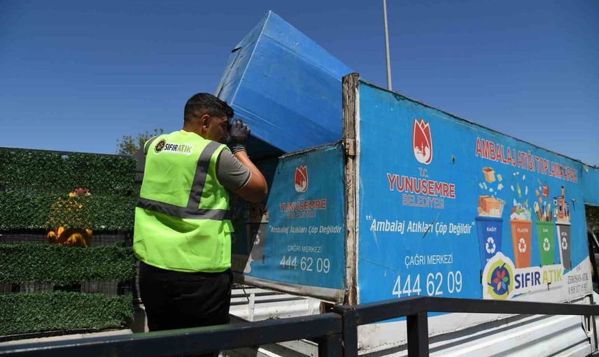 Yunusemre’nin çevre seferberliği: yılda 150 ton ambalaj atığı ekonomiye dönüyor