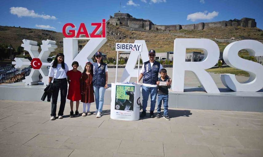 Kars’ta siber farkındalık hamlesi: dolandırıcılara karşı saha çalışması