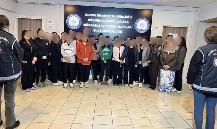 Yasadışı masaj şebekesi Bursa'da çökertildi: 26 kadın sınır dışı sürecinde