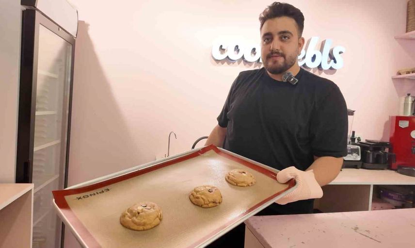 Çocukluk hayalini kurabiye markasıyla evliliğe taşıdı