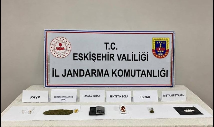 Odunpazarı'nda jandarmadan kapsamlı uyuşturucu baskını