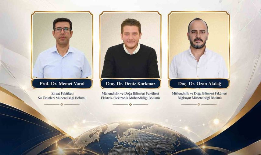 Üç Malatya Turgut Özal Üniversitesi akademisyeni dünya çapında en etkili yüzde 2'ye girdi