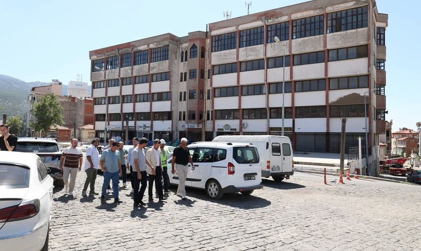 Tavas'ta belediye çalışmaları sahada değerlendirildi