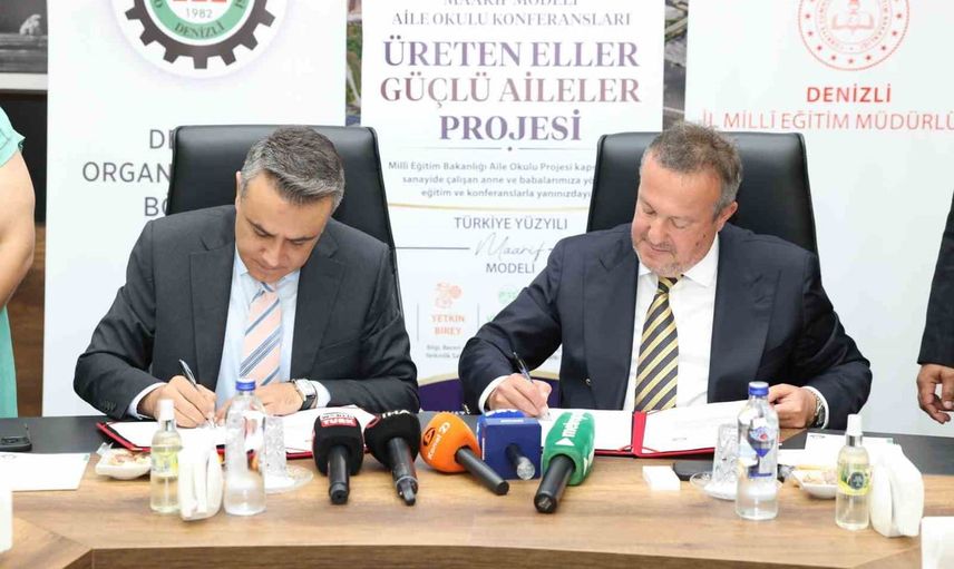 Denizli OSB'den çalışan ve ailelere yönelik kapsamlı eğitim protokolü