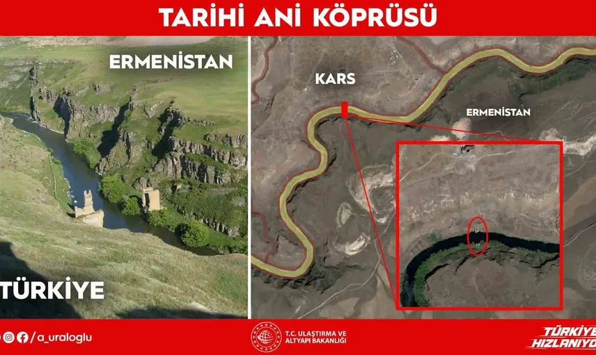 Tarihi Ani köprüsü yeniden inşa ediliyor: sınırda ortak restorasyon süreci