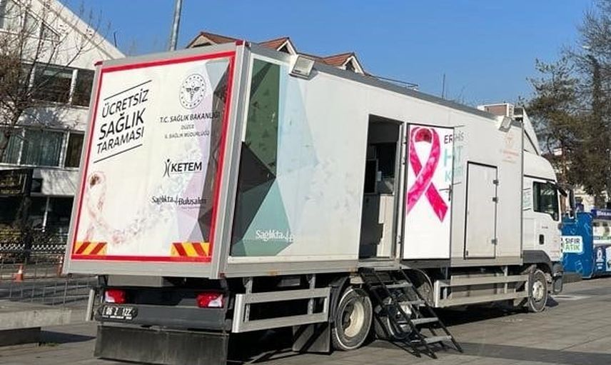 Denizli'de mobil tırla ulaştırılan taramalar 9 ayda 82 erken meme kanseri vakasını ortaya çıkardı
