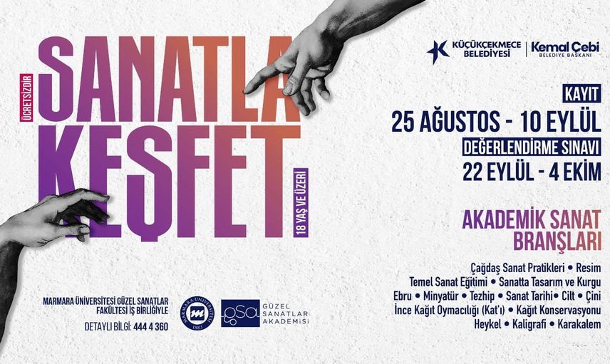Küçükçekmece'de yeni dönem: Güzel Sanatlar Akademisi hem geleneksel hem dijitale yöneliyor