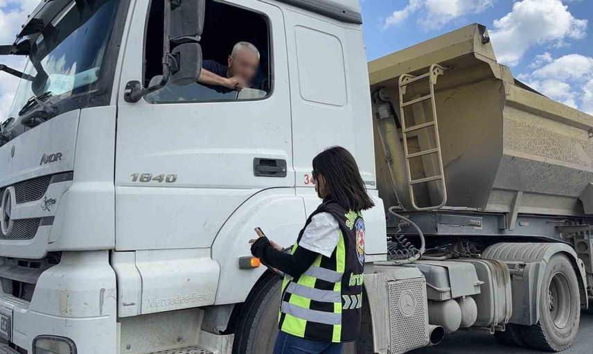 Arnavutköy'de ağır tonajlı araçlara sıkı takip ve yüksek para cezaları