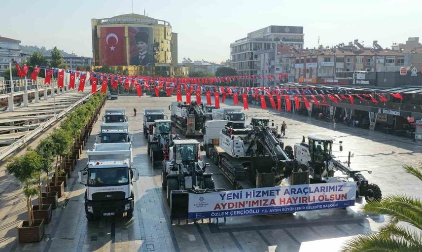 Aydın’da filoya 14 yeni araç, 150 milyon liralık yatırım