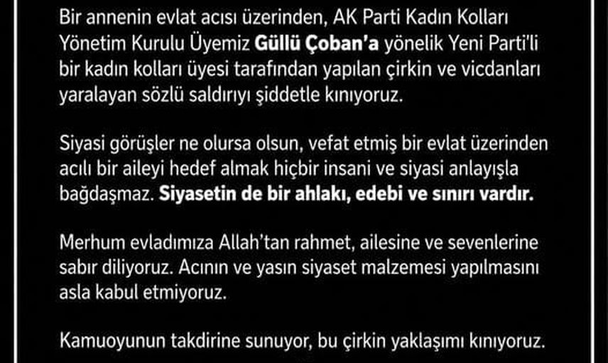 düğünde acıya hakaret: siyasi saldırıya parti kınaması