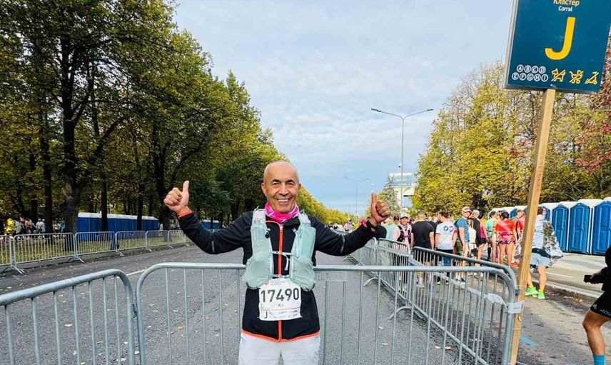 Yaş tanımayan performans: Ali Bıdı 77'de Moskova maratonunda Türkiye'yi temsil etti