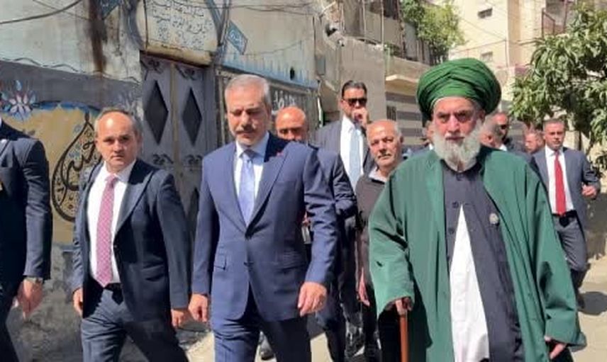 Fidan, Şam'da türbe ve anıt ziyaretleriyle temaslarını sürdürdü