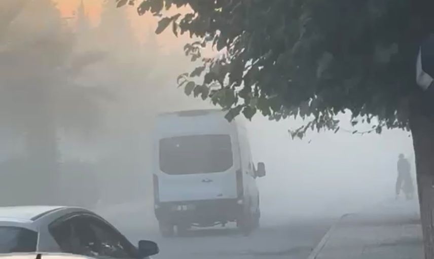 Adıyaman'da alt yapı çalışması sonrası eski mezarlık çevresi toza gömüldü